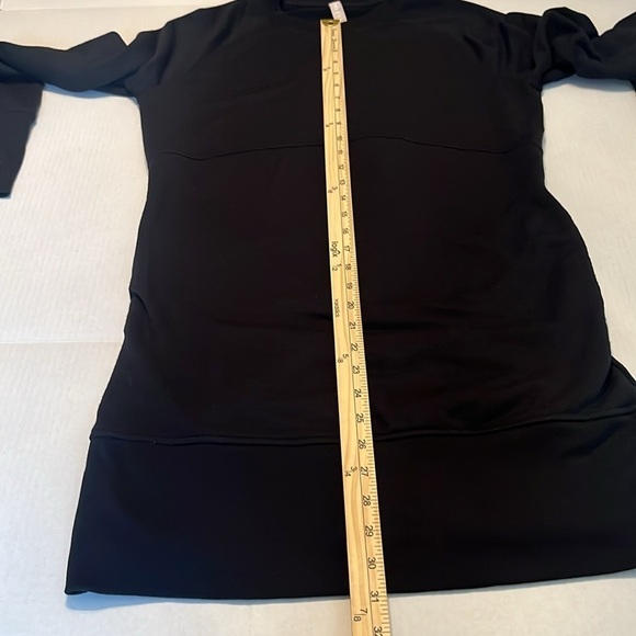 Athleta Bounce Back Sweatshirt Dress Black Size S - Picture 7 of 15